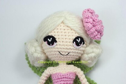 Chrysanna the Albino Fairy Crochet Amigurumi Doll