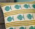 Fish and Stripes Cushion Cover