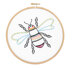 Hawthorn Handmade Bee Contemporary Printed Embroidery Kit