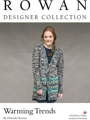 Warming Trend Cardigan in Rowan Pure Wool Superwash Worsted - D175 - Downloadable PDF