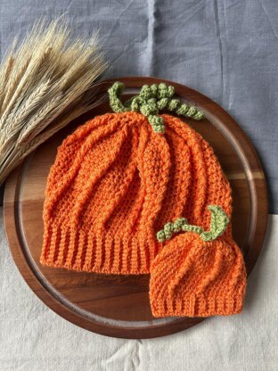 Pumpkin Spiral Hat