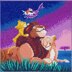 Crystal Art Lion King Family, 30x30cm Diamond Painting Kit