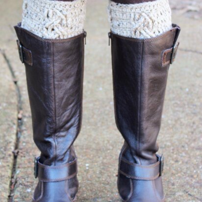 Three Cables Boot Cuffs