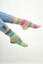 Basic Toe Up Sock  in Universal Yarn Easel - Downloadable PDF