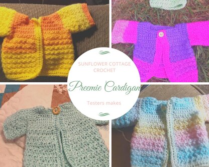 Preemie Cardigan