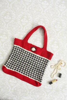 Houndstooth Boulevard Bag