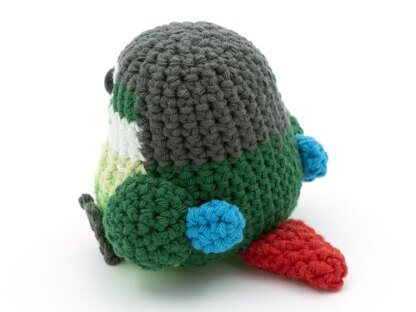 Amigurumi Green-Cheek Conure Parrot