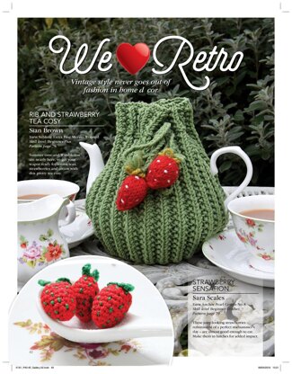 Rib and Stawberry Tea Cosy