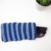 Striped Sunglasses Pouch