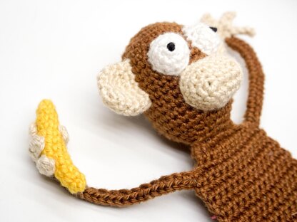 Monkey Bookmark Crochet Pattern