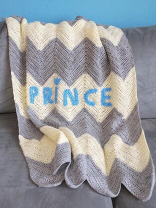 Receiving baby blanket PRINCE&PRINCESS