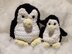 Crochet Mummy and baby penguin
