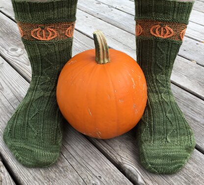 Pumpkin Socks