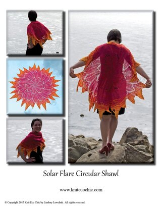 Solar Flare Circular Shawl