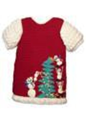 Trim The Tree Holiday Dress Crochet Pattern