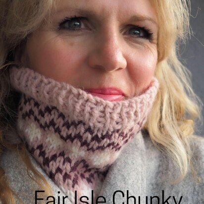 Fair Isle Chunky Neckwarmer