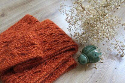 Glowing Ember Shawl