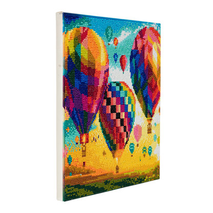 Crystal Art Hot Air Balloons, 30x30cm Diamond Painting Kit