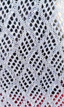 Checkerboard Mesh Lace Scarf