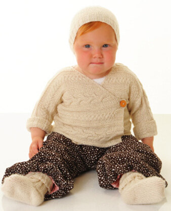 Babyjacke, Rag Socken & Mütze in BC Garn Silkbloom Fino - 5047BC - Downloadable PDF