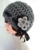 519 CROCHET BEANIE CLOCHE, age 5 to adult