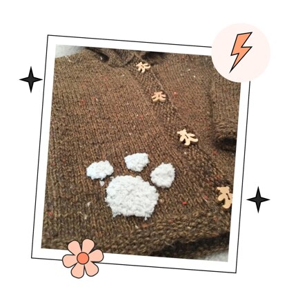 Barnaby Bear Hooded Cardigan