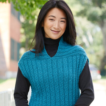 1138 Oxford - Sweater Knitting Pattern for Women in Valley Yarns Wachusett