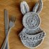 Easter Bunny Cutlery Holder