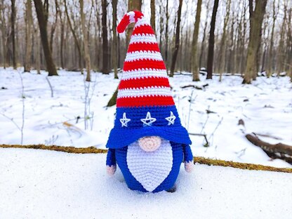 Patriotic gnome USA (boy2)