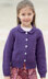 Round Neck and Collar Neck Cardigans in Sirdar Wash 'n' Wear Double Crepe DK - 7342 - Downloadable PDF