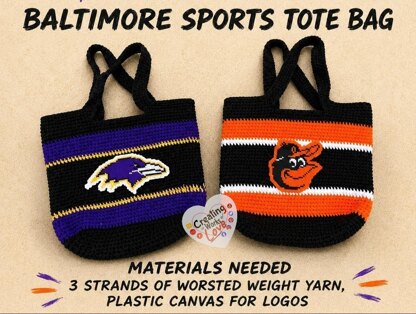 Baltimore Sports Tote Bag