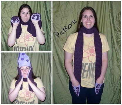 Tentacle Scarf with Pockets