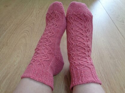 Oft cable socks