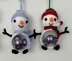 Snowman & Reindeer Baubles for Christmas