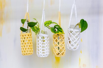 Plant Prop Recycled Spice Jar Hanging Vase