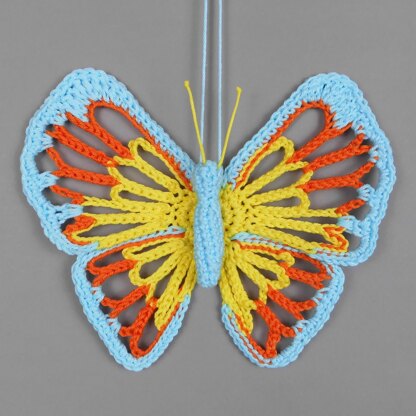 Colorful large butterfly door decor for spring & summer