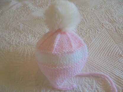 Baby Girl Winter Shoe Hat