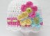 Crochet hat pattern - Flutterby Flowers
