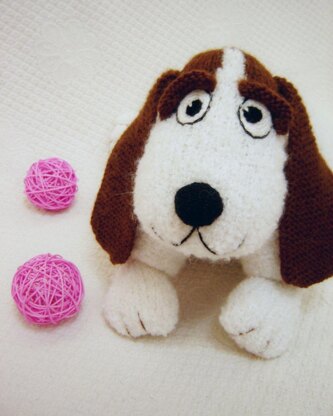 Knitting patterns Dog pillow knitting