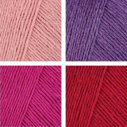 MillaMia Naturally Soft Sock Billie Fairisle Socks 4 Ball Project Pack (Yarns Only)