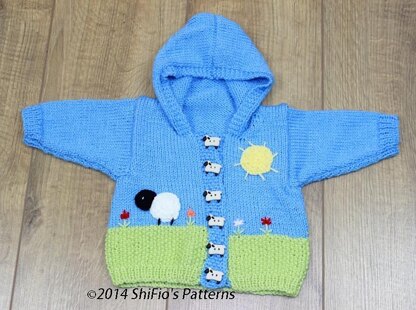 286- Spring Scene Jacket Knitting Pattern #286