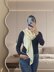 Diagonal elegant scarf