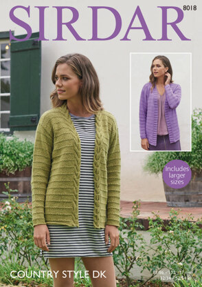 Jackets in Sirdar Country Style DK - 8018 - Downloadable PDF