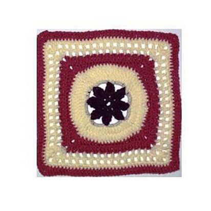 Cameo Flower - 12" square