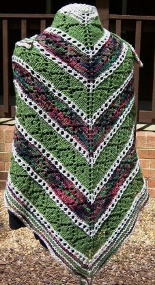 Hugs 'n' Kisses shawl