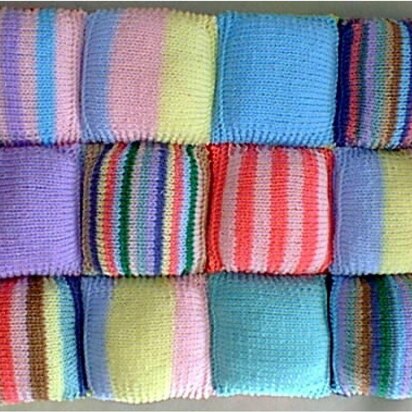 Puffy Pet Bed - knitting pattern