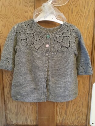 Lacy cardigan for little girl
