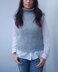 Knit look ribbed vest sweater