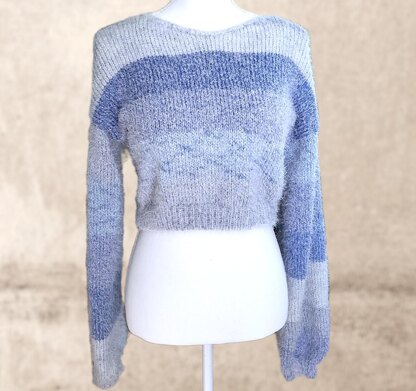 Latte Cakes Cropped Sweater