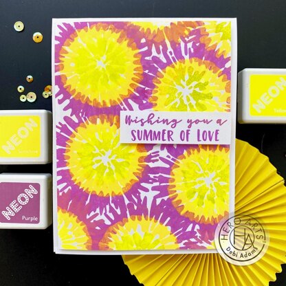 Hero Arts Clear Stamps 4"X6" - Tie Dye